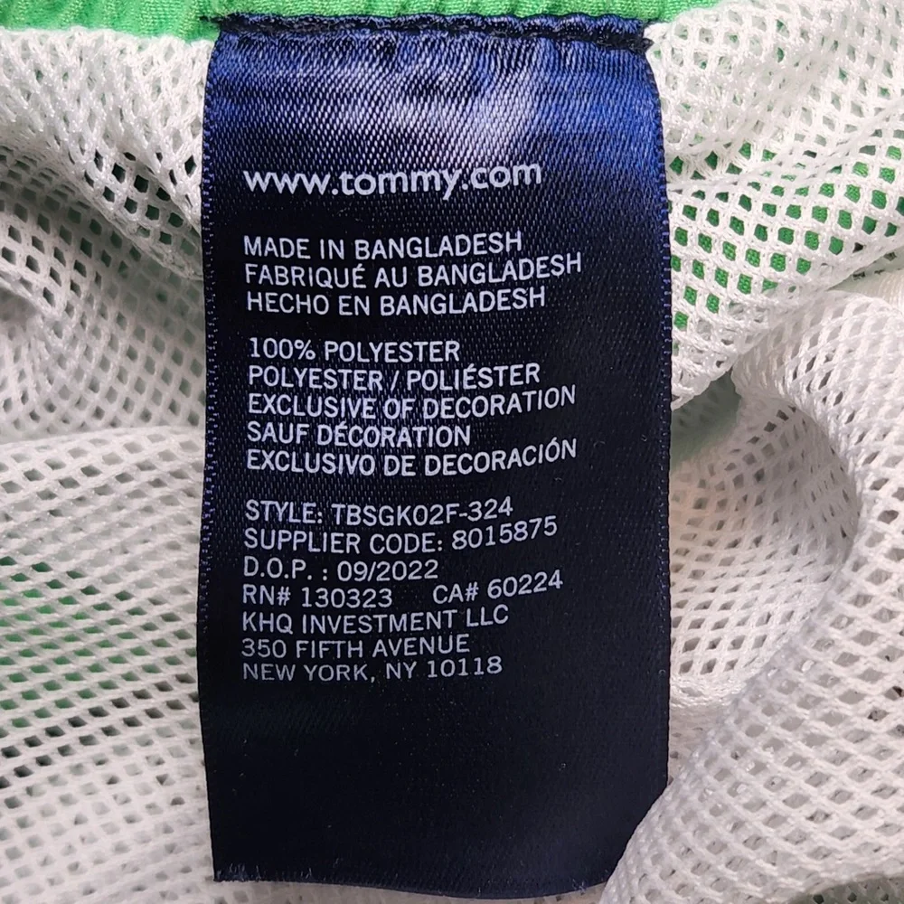 NWT Tommy Hilfiger Boys Tommy Script Swim Trunks with Liner‎ Preppy Classic